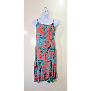 Cynthia Rowley Women’s Dress Size L 12 Multicolor Floral Tropical Beachy Vibrant
